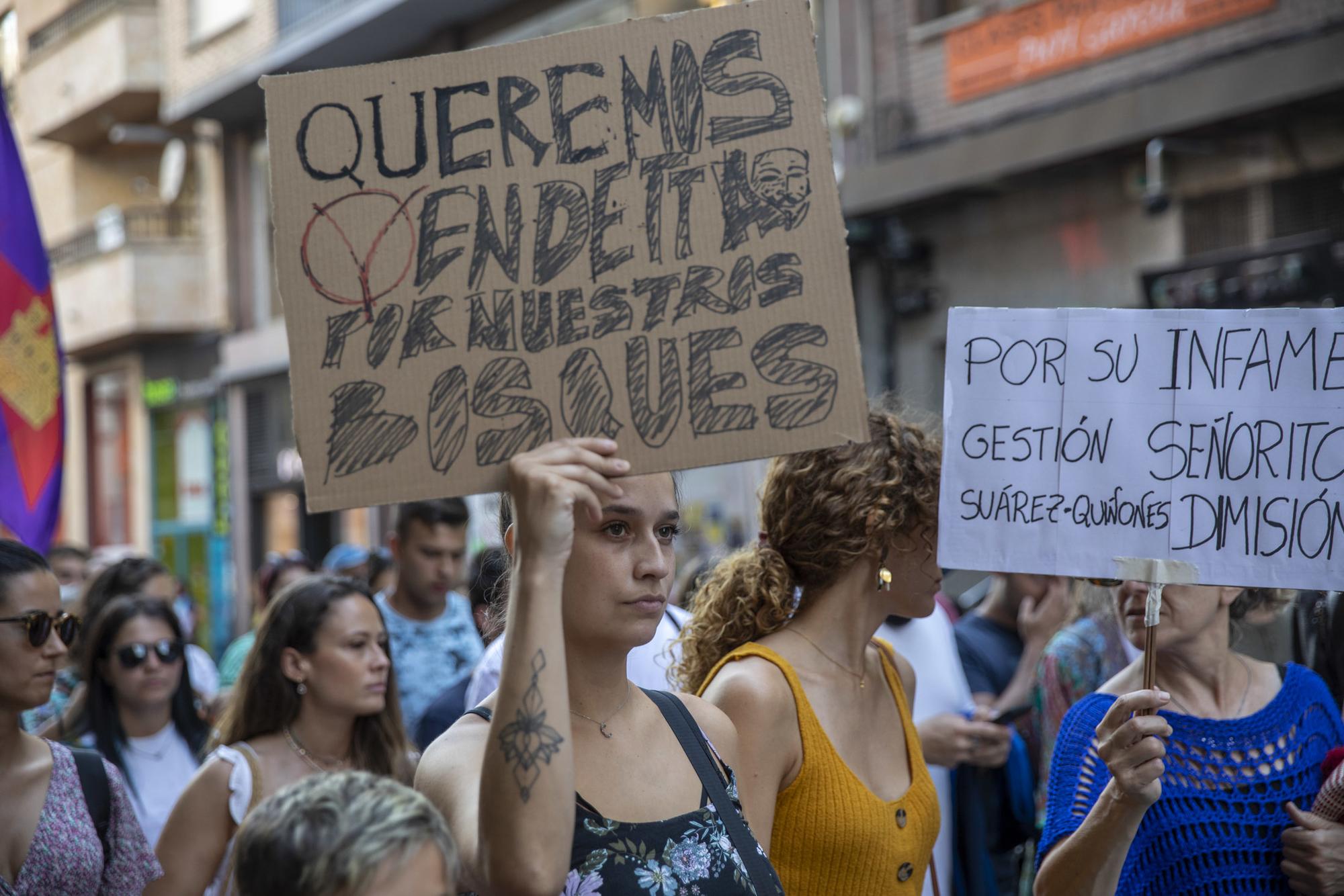 Manifestación Zamora Incendios forestales 28-07-2022 - 12